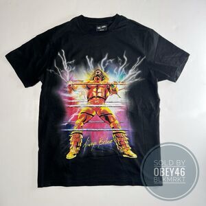 Shoe Palace WWE Legend Ultimate Warrior Black Short Sleeve Tee Mens Medium